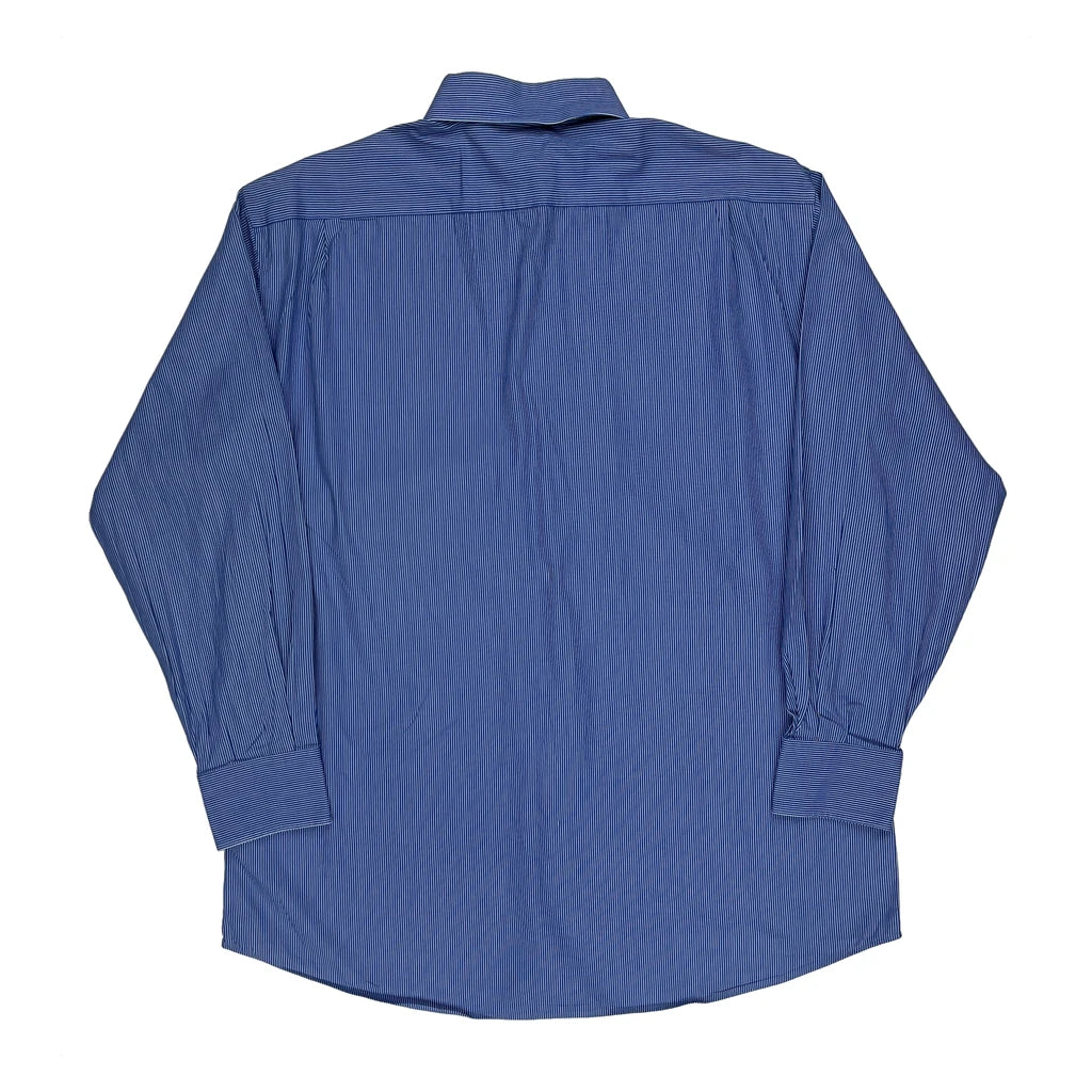 Tommy Hilfiger Striped Shirt - Large Blue Cotton - Image 2