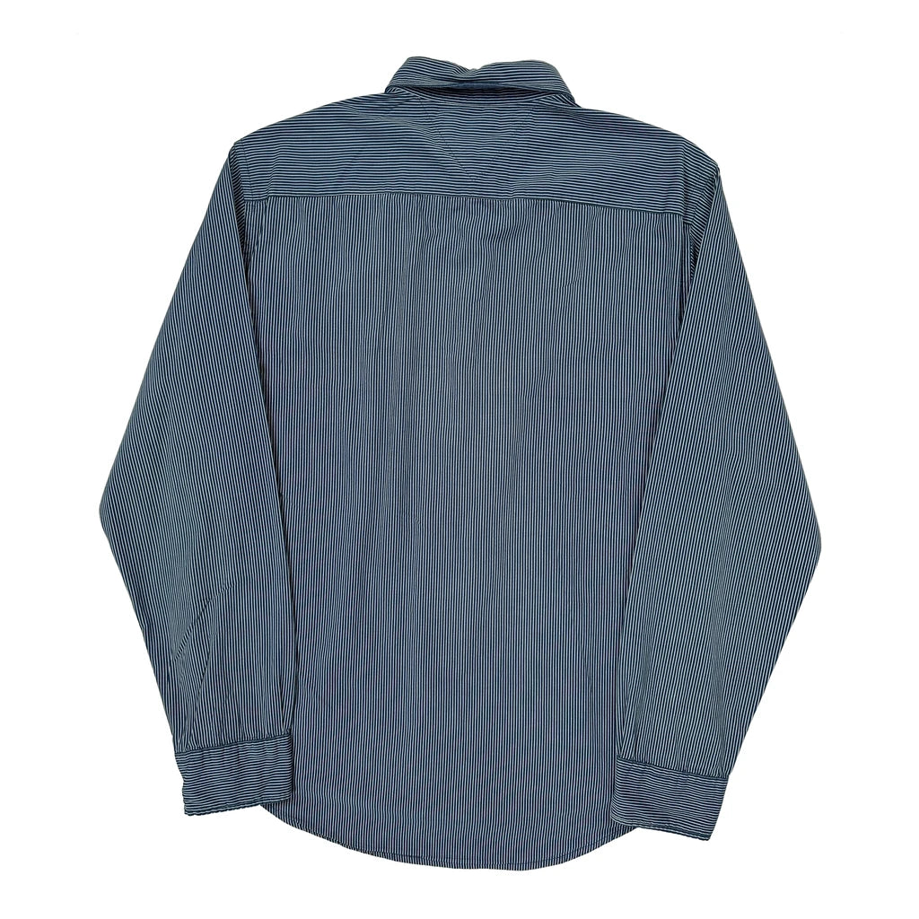 Tommy Hilfiger Striped Shirt - Large Blue Cotton - Image 2
