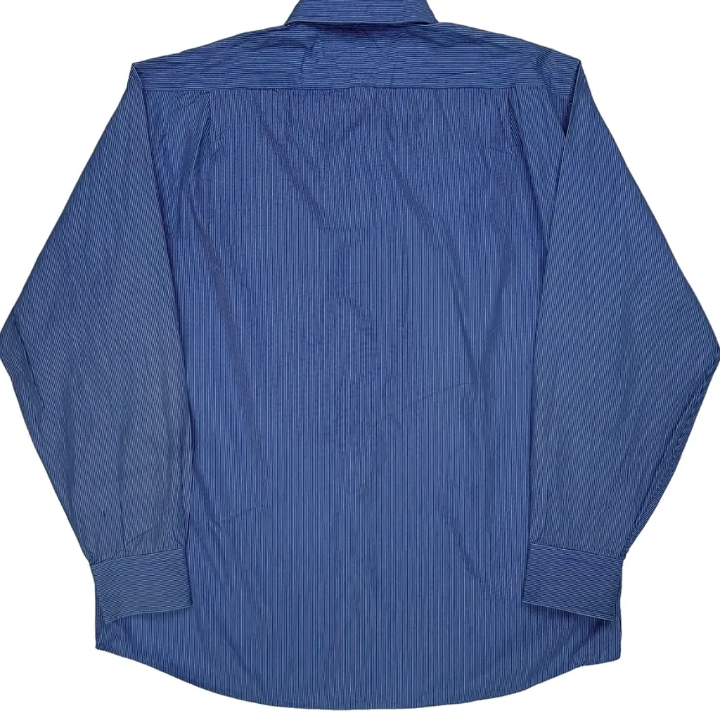 Tommy Hilfiger Striped Shirt - Large Blue Cotton - Image 6