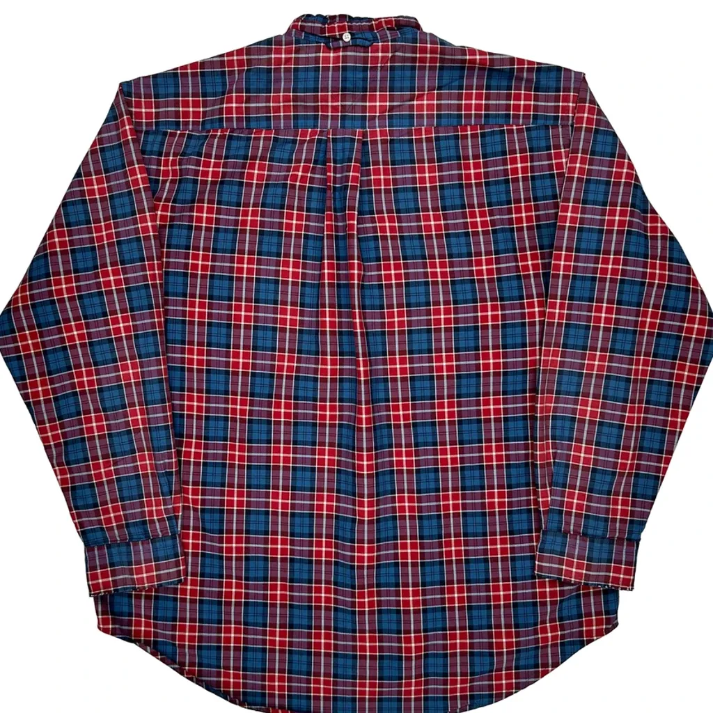 Tommy Hilfiger Checked Shirt - Large Blue Cotton - Image 7