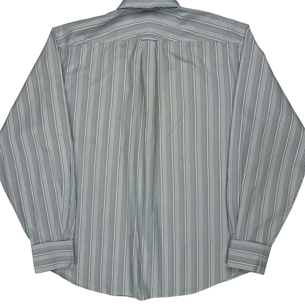 Tommy Hilfiger Striped Shirt - Large Blue Cotton - Image 8