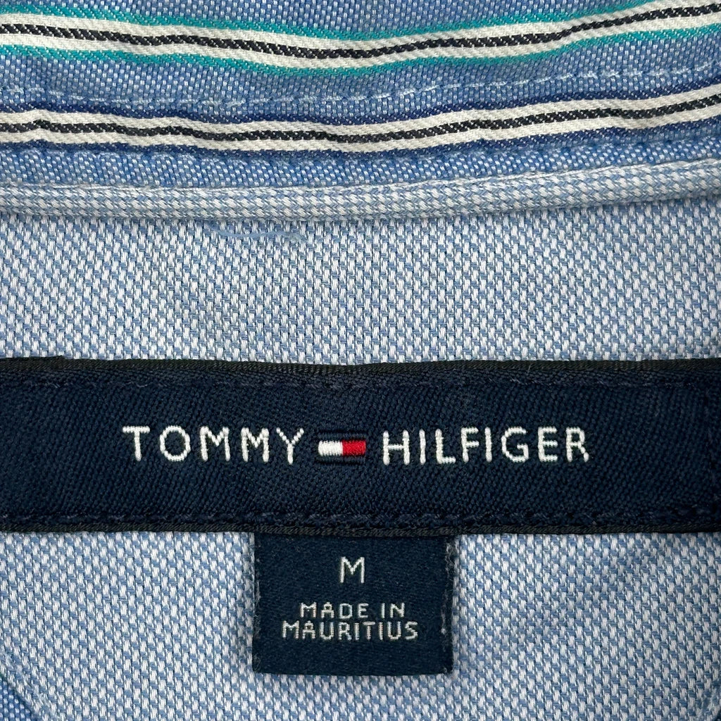 Tommy Hilfiger Striped Shirt - Medium Blue Cotton - Image 3