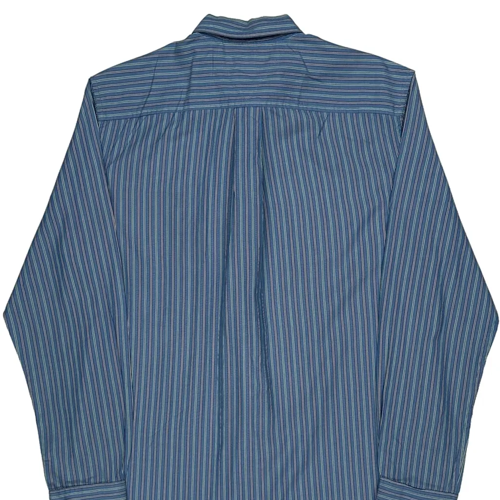 Tommy Hilfiger Striped Shirt - Medium Blue Cotton - Image 7