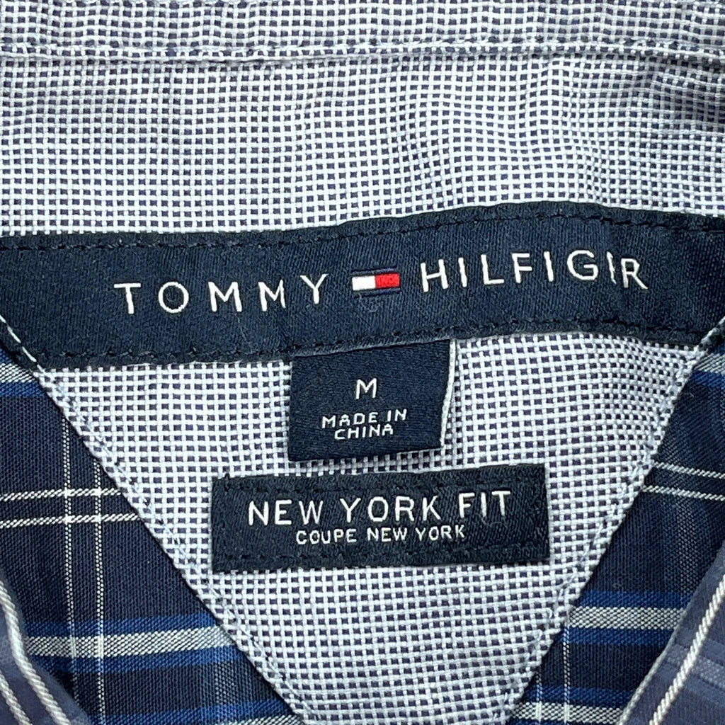 Tommy Hilfiger Checked Shirt - Medium Blue Cotton - Image 3