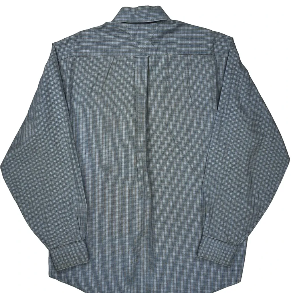 Tommy Hilfiger Checked Shirt - Medium Blue Cotton - Image 6