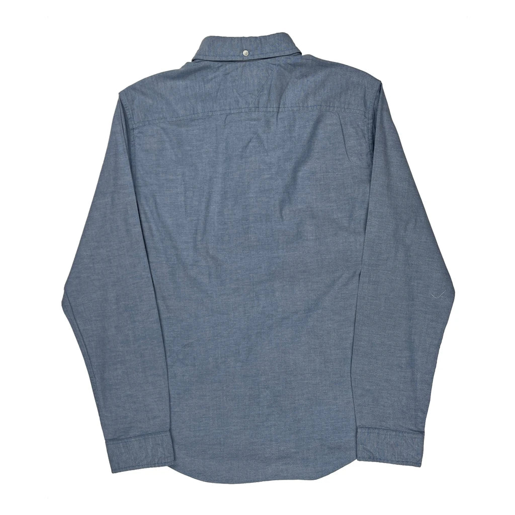Tommy Hilfiger Slim Fit Shirt - Medium Blue Cotton - Image 2