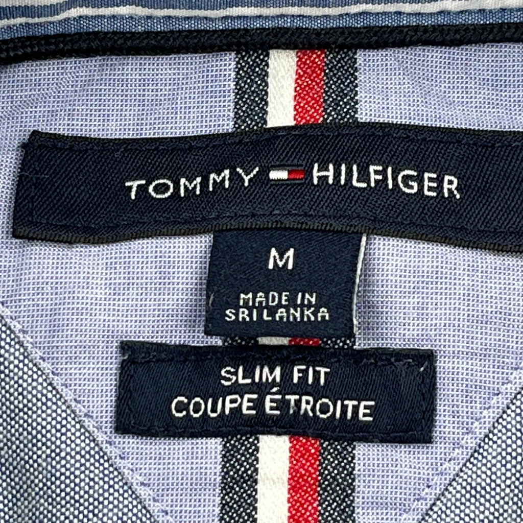 Tommy Hilfiger Slim Fit Shirt - Medium Blue Cotton - Image 3
