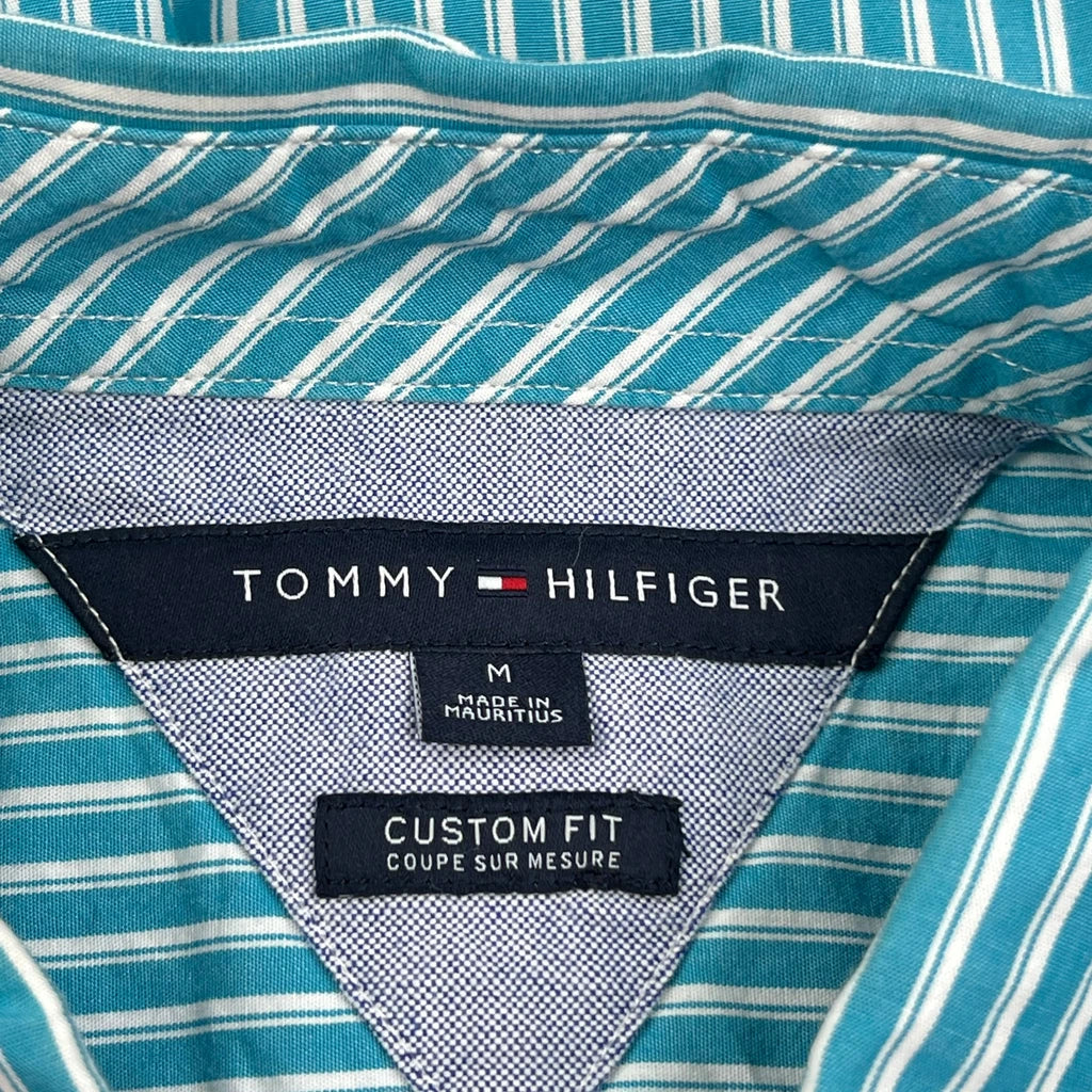 Tommy Hilfiger Striped Shirt - Medium Blue Cotton - Image 3