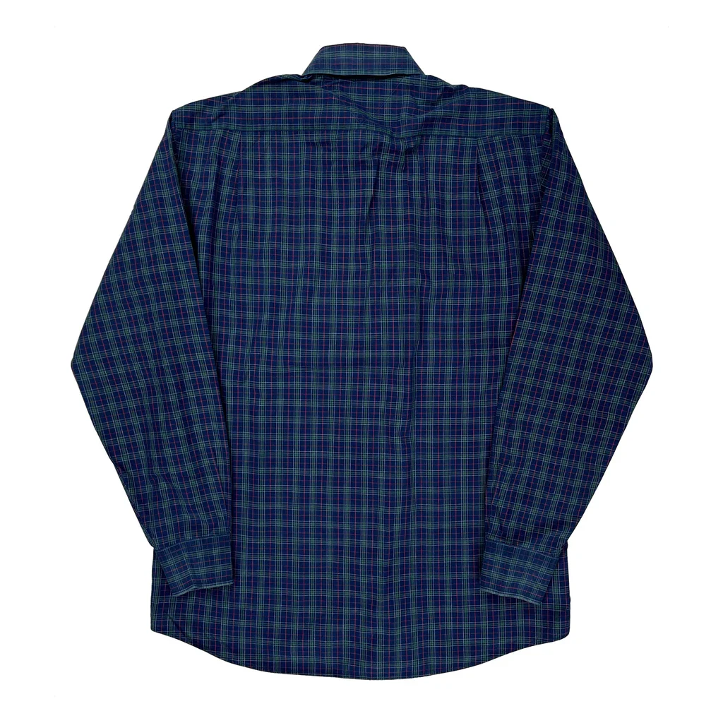 Tommy Hilfiger Checked Shirt - Medium Blue Cotton - Image 2
