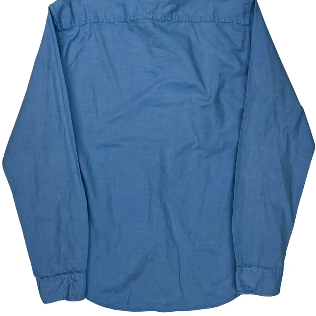 Tommy Hilfiger Slim Fit Shirt - Medium Blue Cotton - Image 7