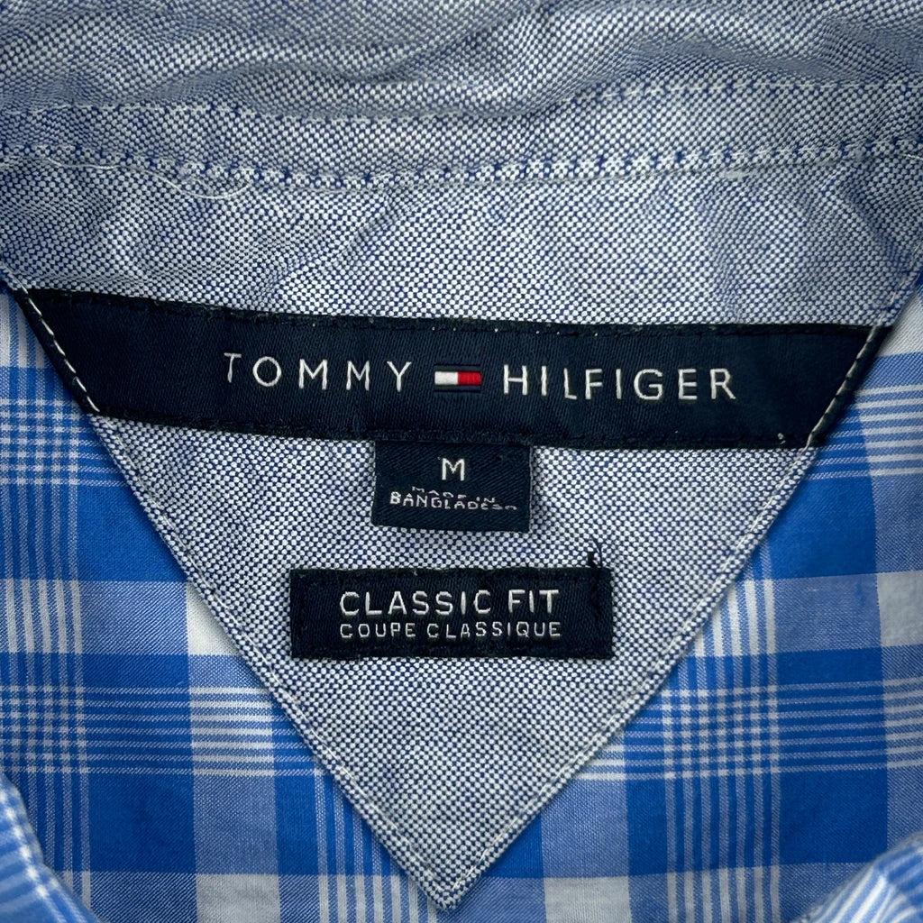 Tommy Hilfiger Checked Shirt - Medium Blue Cotton - Image 3