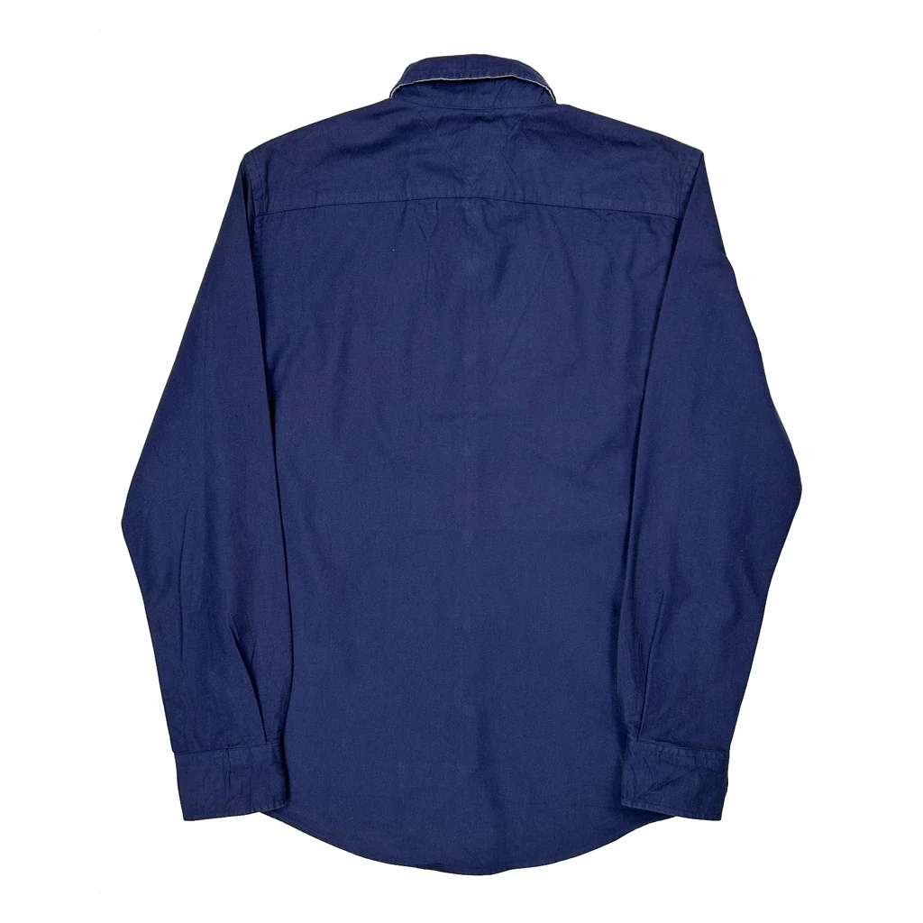 Tommy Hilfiger Shirt - Medium Blue Cotton - Image 2