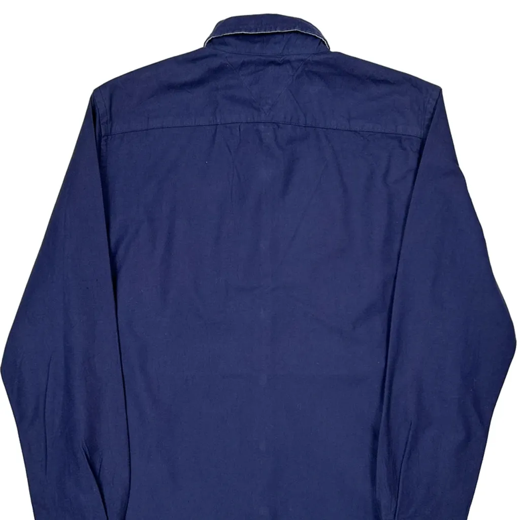 Tommy Hilfiger Shirt - Medium Blue Cotton - Image 7