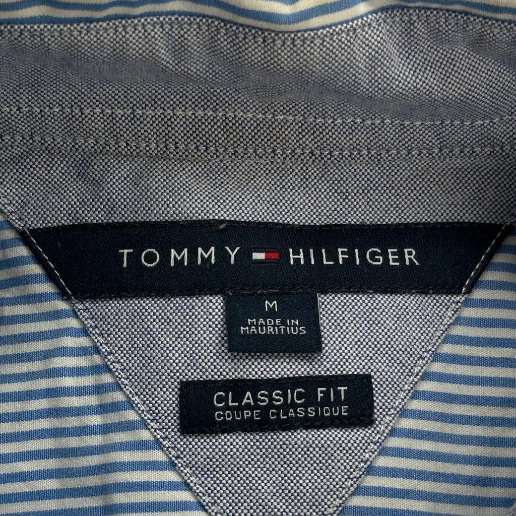 Tommy Hilfiger Striped Shirt - Medium Blue Cotton - Image 3
