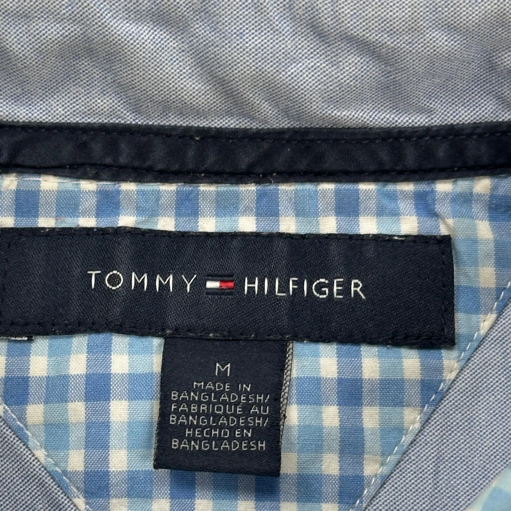 Tommy Hilfiger Checked Shirt - Medium Blue Cotton - Image 3