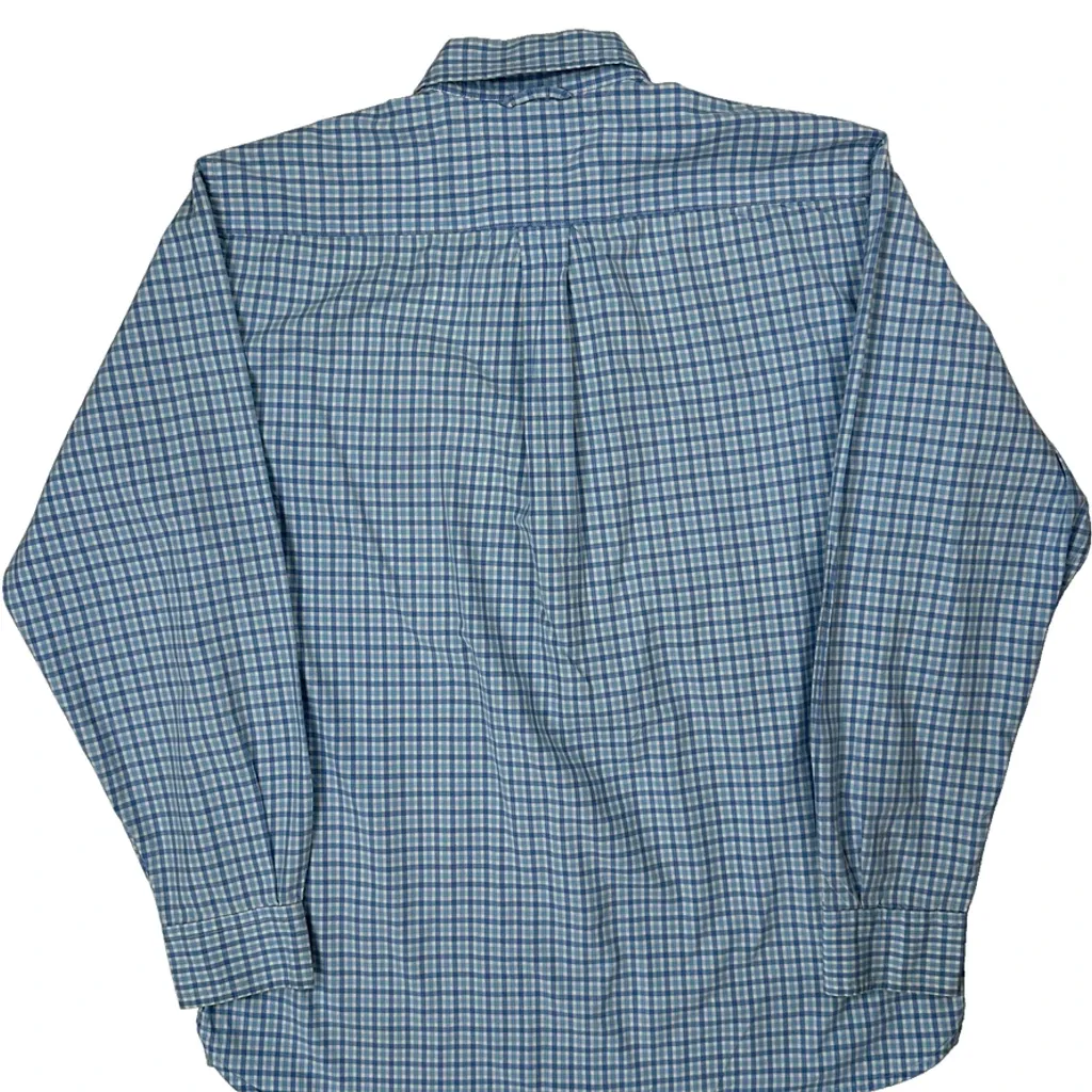Tommy Hilfiger Checked Shirt - Medium Blue Cotton - Image 6