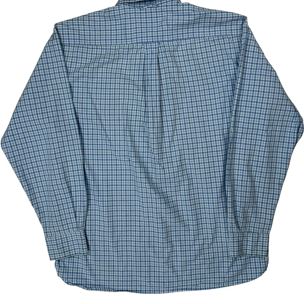 Tommy Hilfiger Checked Shirt - Medium Blue Cotton - Image 7