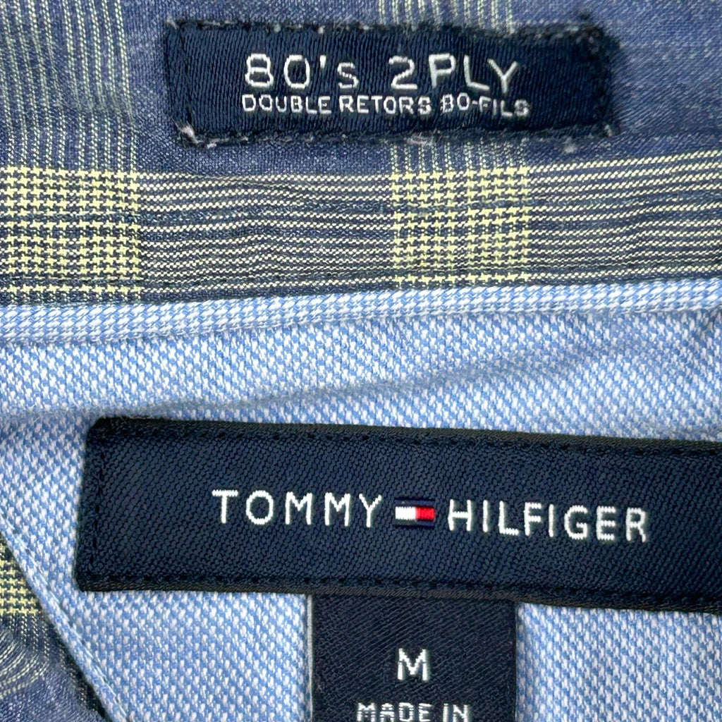 Tommy Hilfiger Checked Shirt - Medium Blue Cotton - Image 3