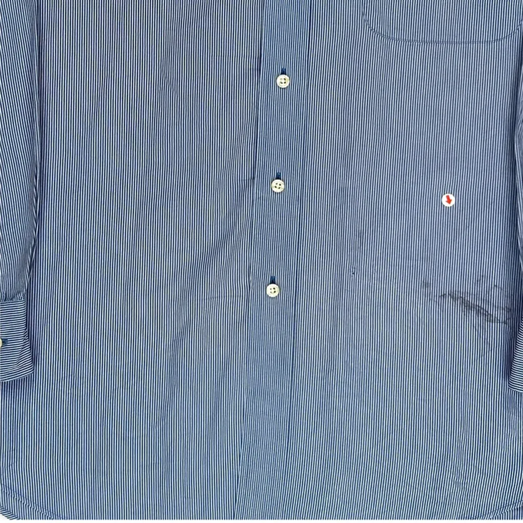Tommy Hilfiger Shirt - Medium Blue Cotton - Image 7