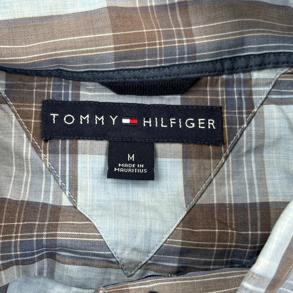 Tommy Hilfiger Checked Shirt - Medium Blue Cotton - Image 3
