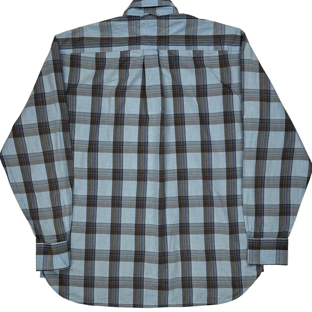 Tommy Hilfiger Checked Shirt - Medium Blue Cotton - Image 6