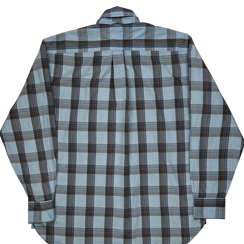 Tommy Hilfiger Checked Shirt - Medium Blue Cotton - Image 7