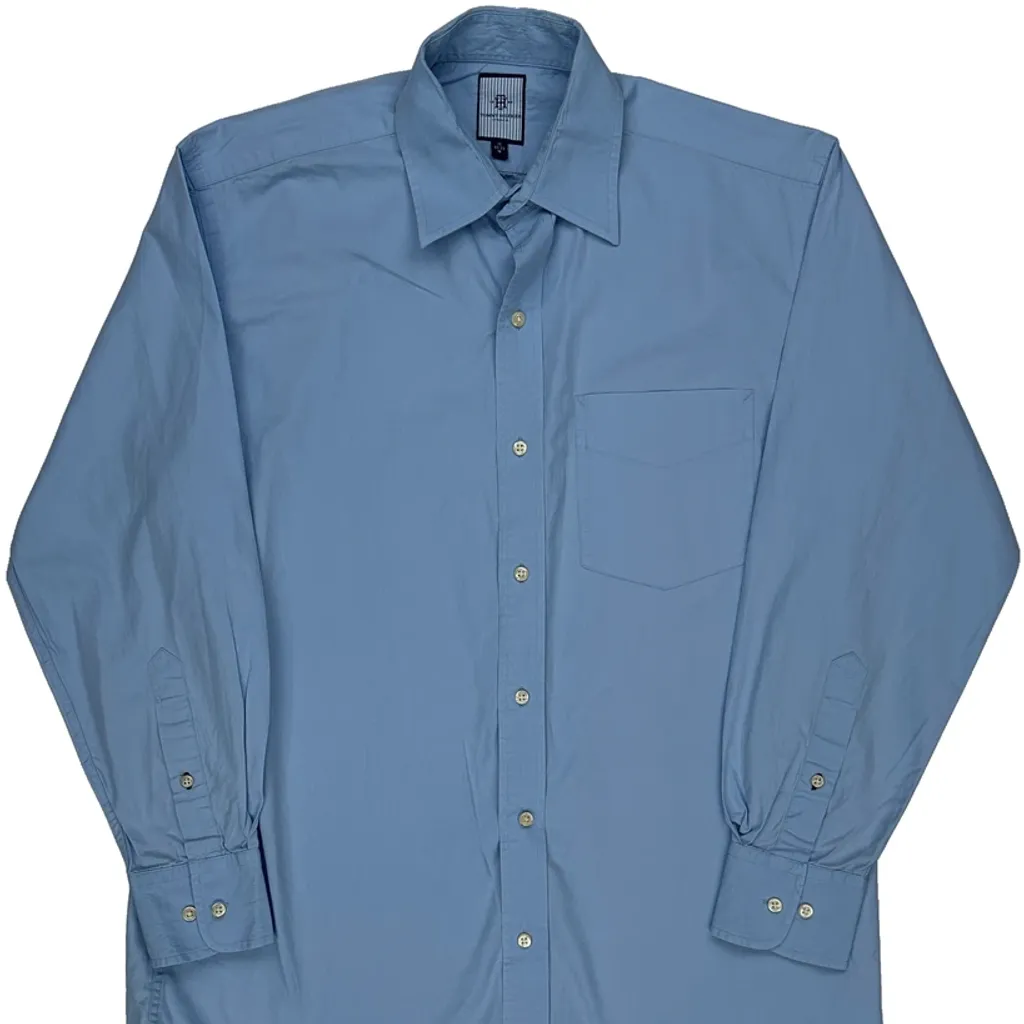 Tommy Hilfiger Shirt - Medium Blue Cotton - Image 4
