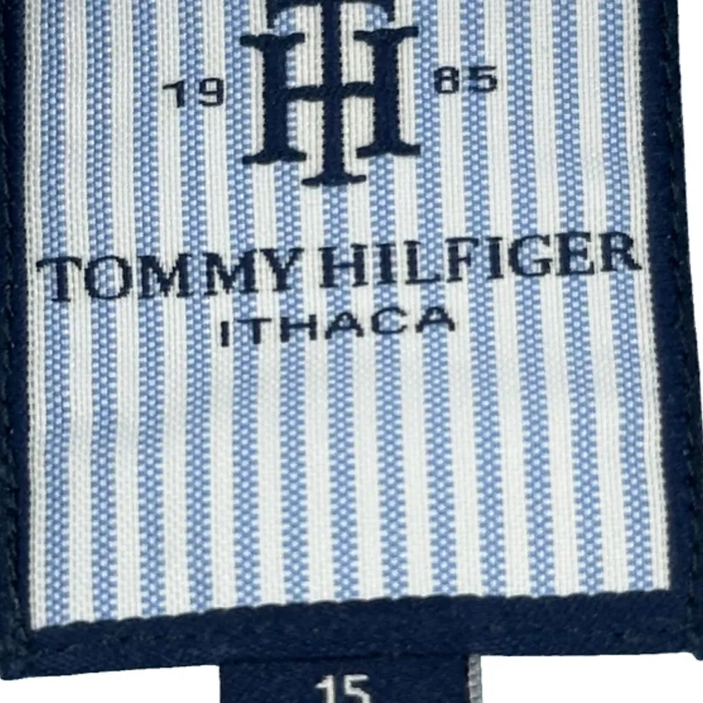 Tommy Hilfiger Shirt - Medium Blue Cotton - Image 5