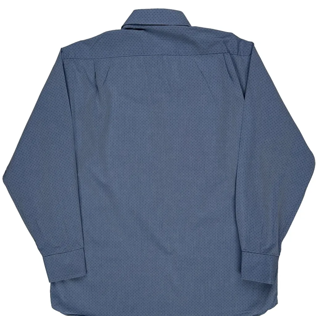 Tommy Hilfiger Polka Dot Shirt - Medium Blue Cotton - Image 6