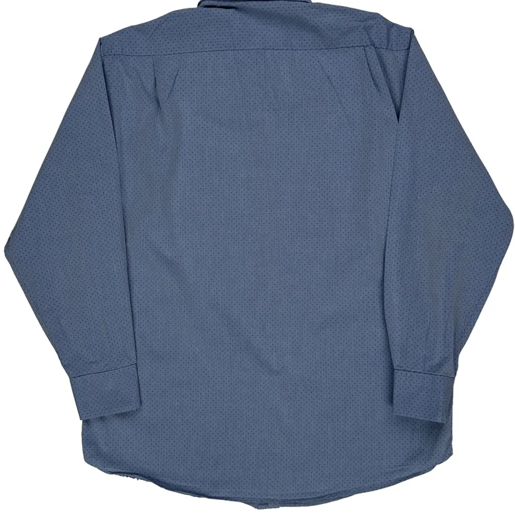 Tommy Hilfiger Polka Dot Shirt - Medium Blue Cotton - Image 7