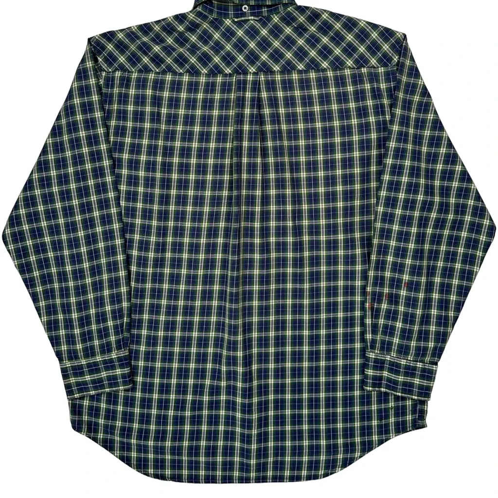 Tommy Hilfiger Checked Shirt - Medium Blue Cotton - Image 7