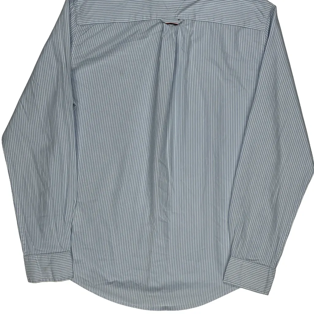 Tommy Hilfiger Striped Shirt - Medium Blue Cotton - Image 6