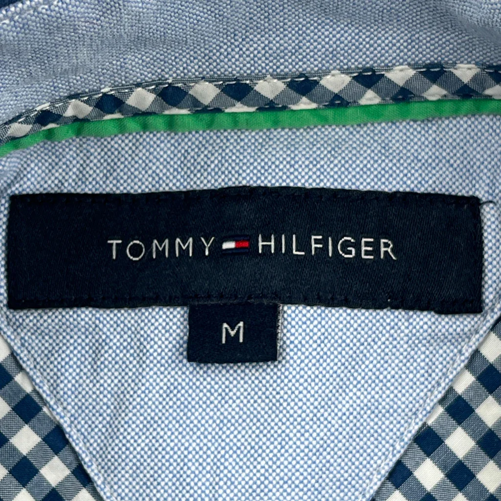 Tommy Hilfiger Striped Shirt - Medium Blue Cotton - Image 3