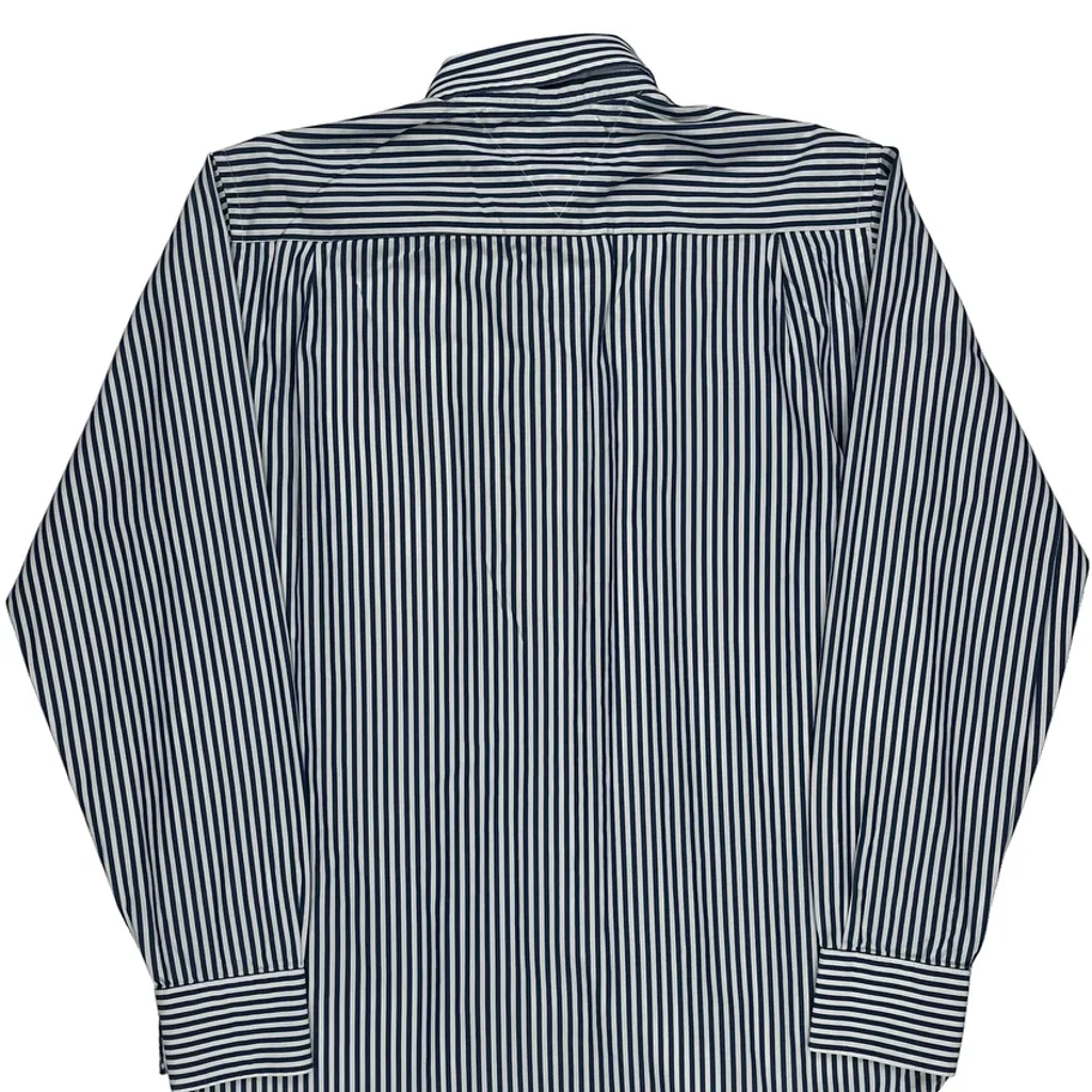 Tommy Hilfiger Striped Shirt - Medium Blue Cotton - Image 6