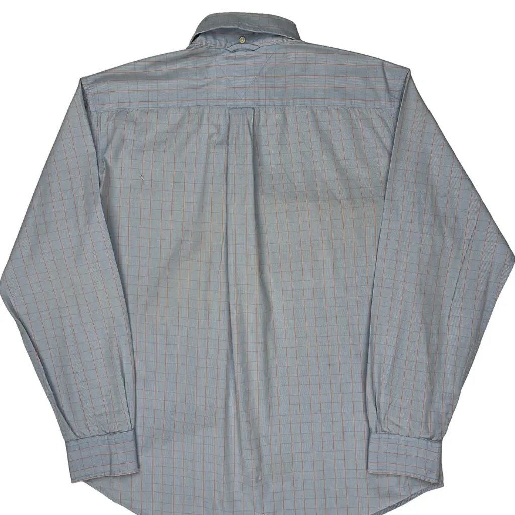 Tommy Hilfiger Checked Shirt - Medium Blue Cotton - Image 7