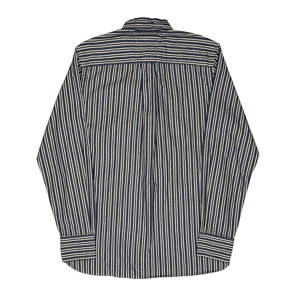 Tommy Hilfiger Striped Shirt - Small Blue Cotton - Image 2