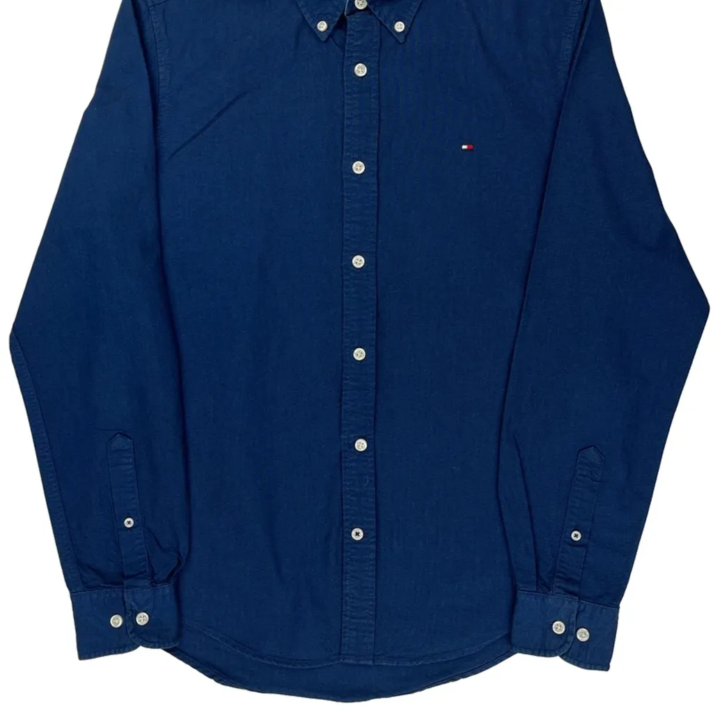 Tommy Hilfiger Shirt - Small Blue Cotton - Image 4