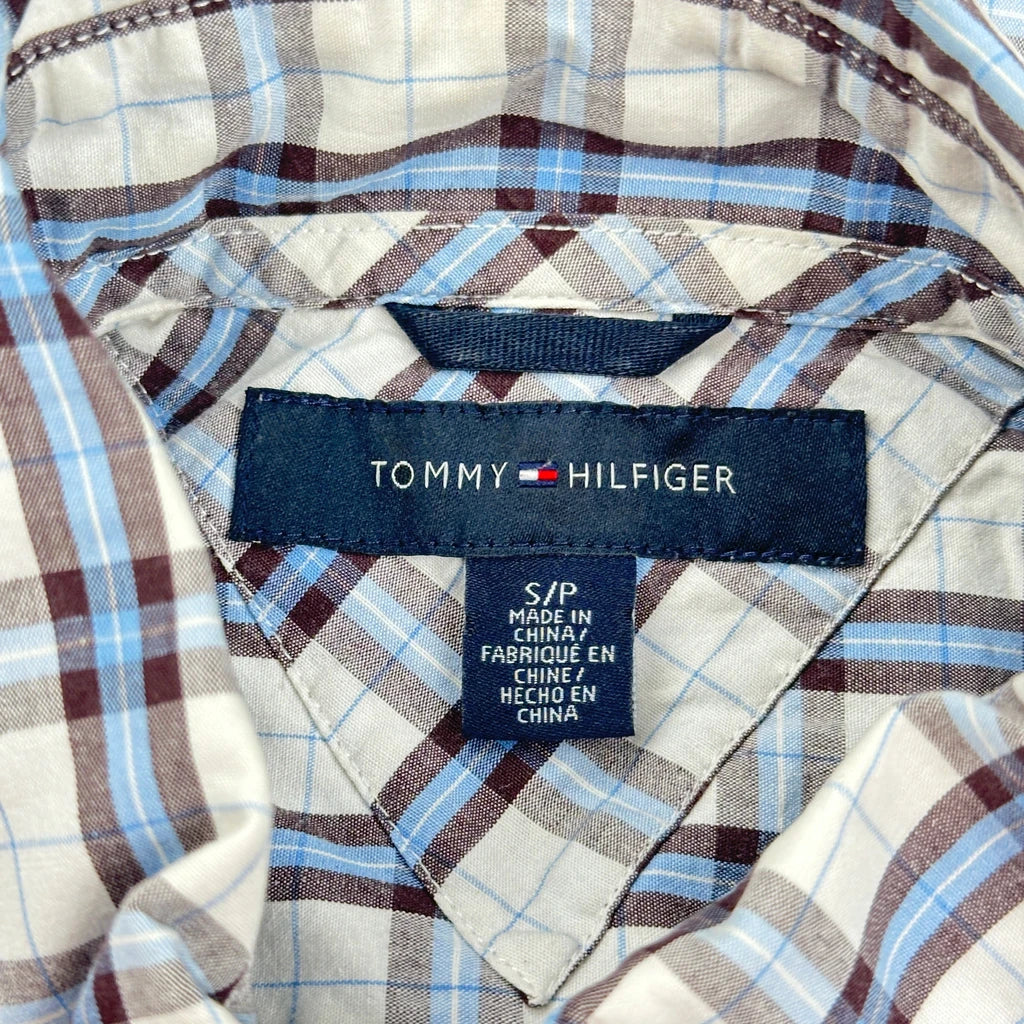 Tommy Hilfiger Checked Shirt - Small Blue Cotton - Image 3