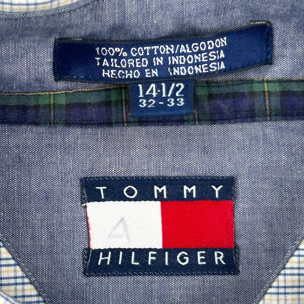 Tommy Hilfiger Checked Shirt - Small Blue Cotton - Image 3