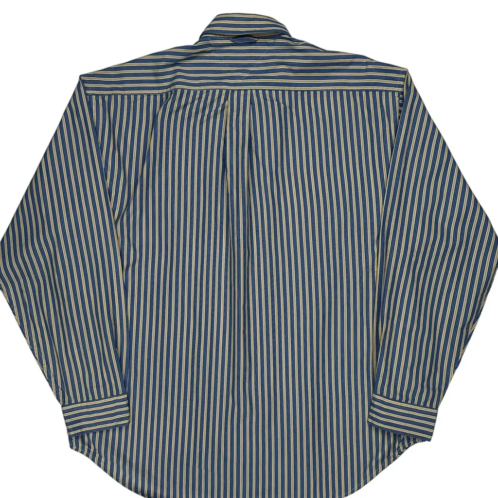 Tommy Hilfiger Striped Shirt - XL Blue Cotton - Image 7