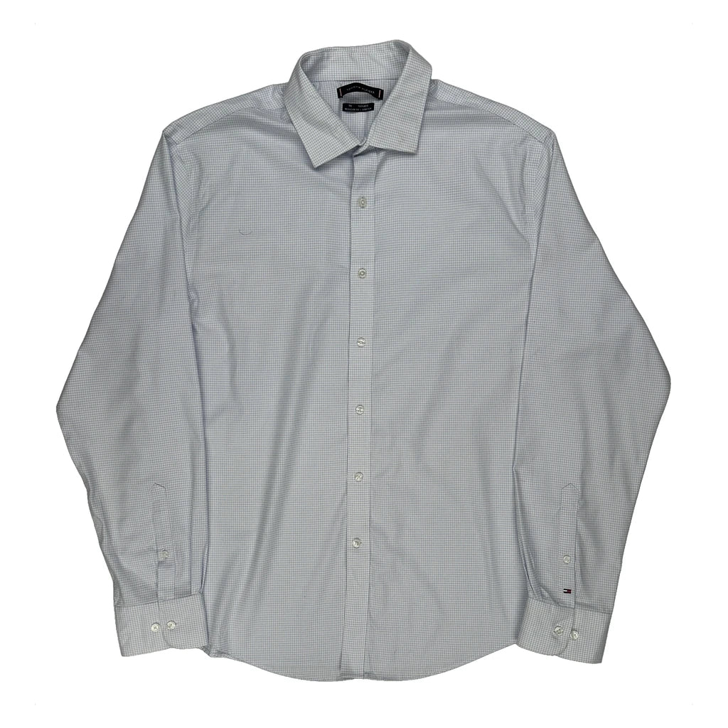 Tommy Hilfiger Checked Shirt - XL Blue Cotton