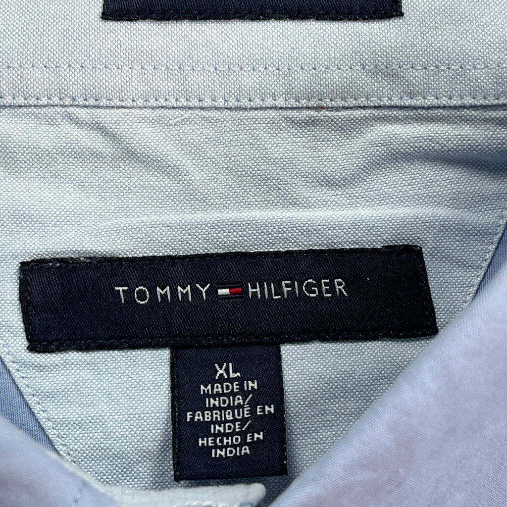 Tommy Hilfiger Shirt - XL Blue Cotton - Image 3