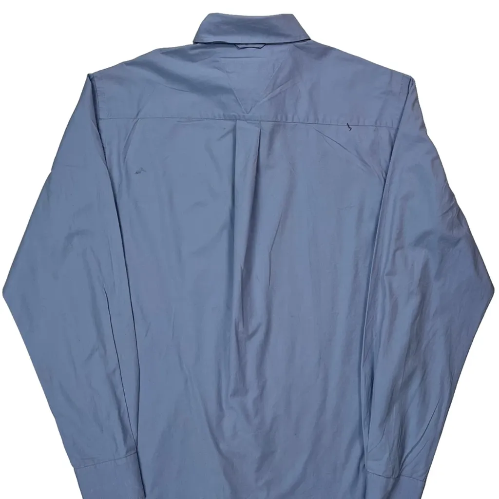 Tommy Hilfiger Shirt - XL Blue Cotton - Image 7