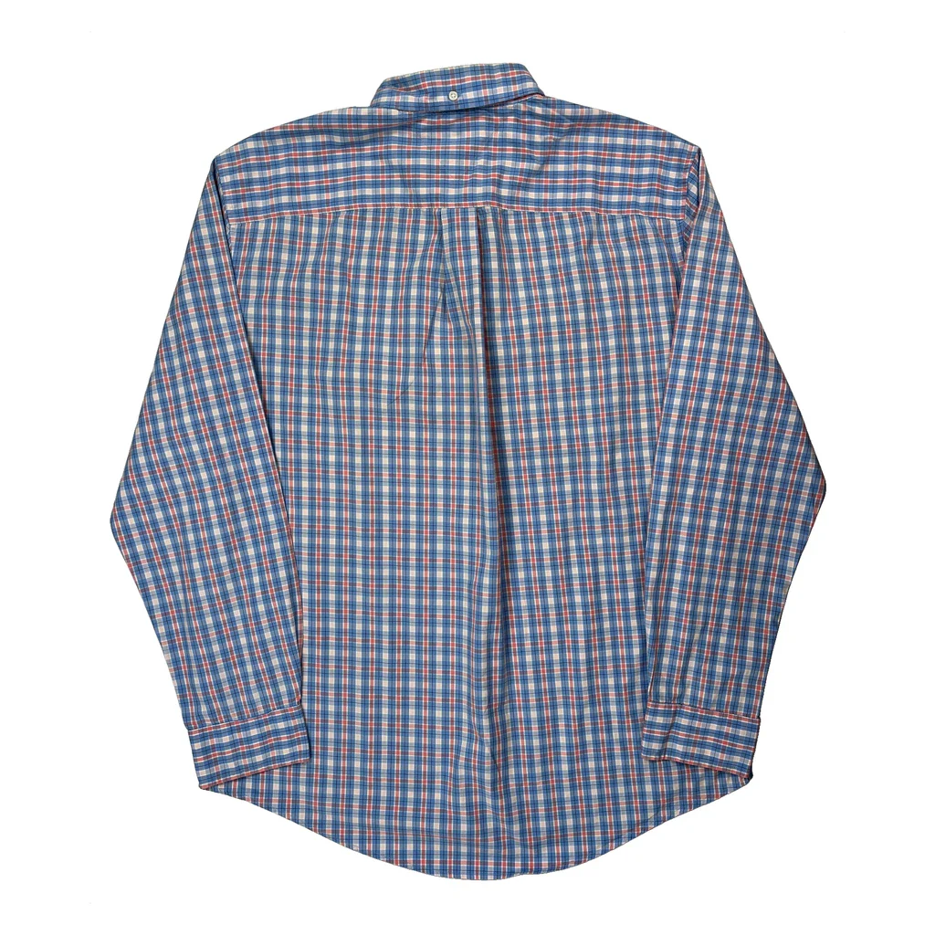 Tommy Hilfiger Checked Shirt - XL Blue Cotton - Image 2