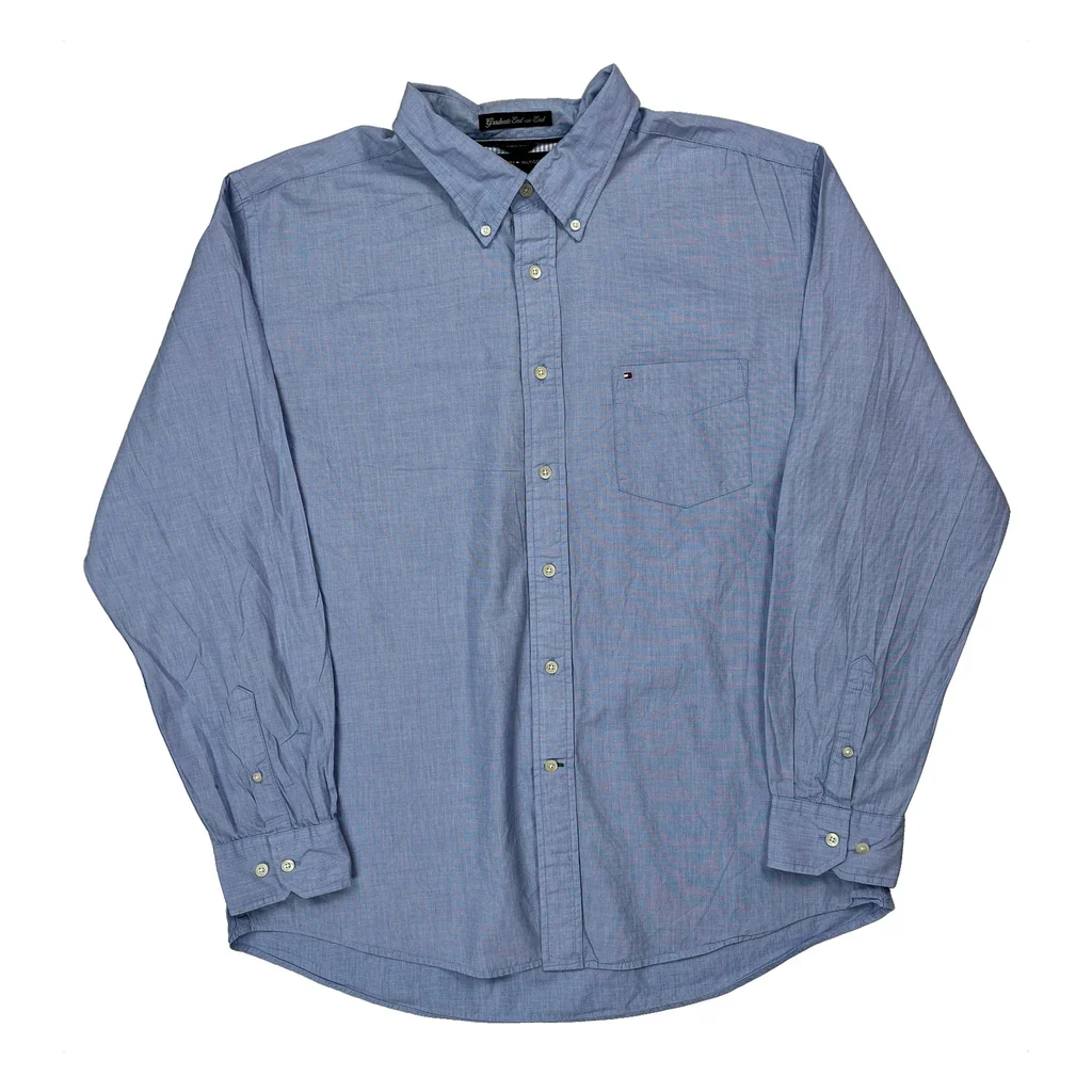 Tommy Hilfiger Shirt - XL Blue Cotton