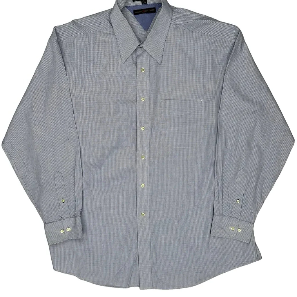 Tommy Hilfiger Checked Shirt - XL Blue Cotton - Image 4