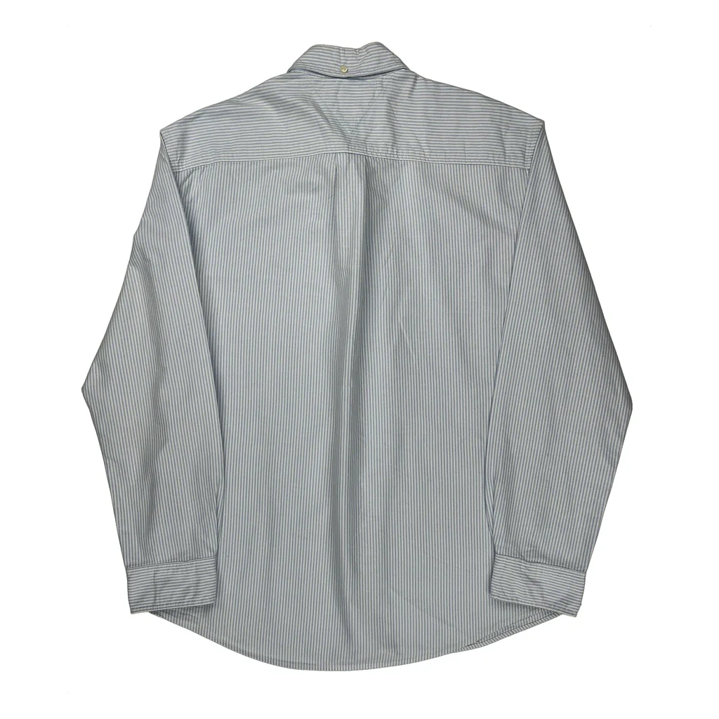 Tommy Hilfiger Striped Shirt - XL Blue Cotton - Image 2