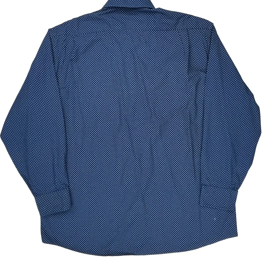 Tommy Hilfiger Polka Dot Shirt - XL Blue Cotton - Image 7