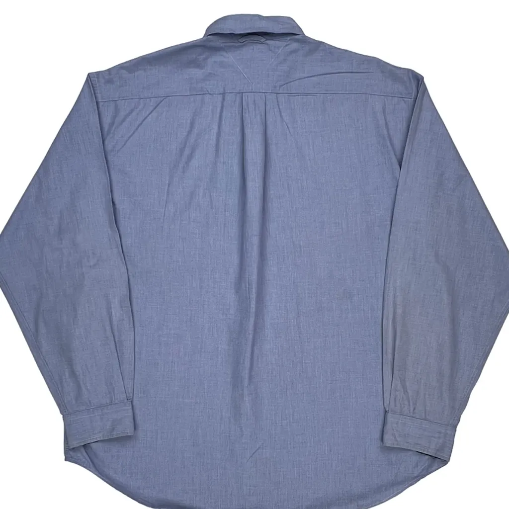 Tommy Hilfiger Checked Shirt - XL Blue Cotton - Image 7