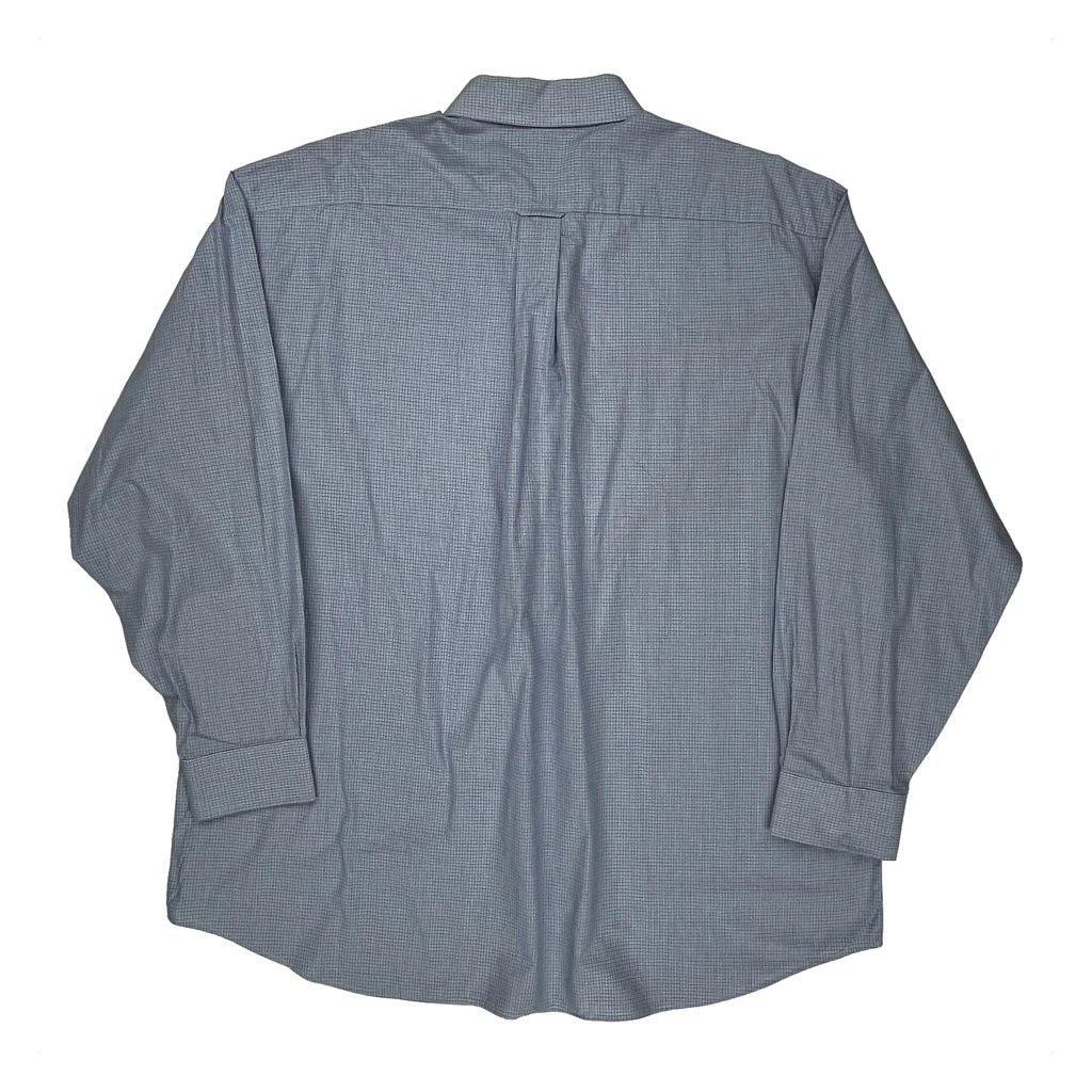 Tommy Hilfiger Checked Shirt - XL Blue Cotton - Image 2